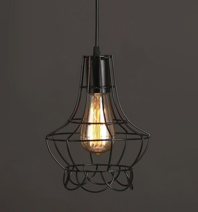 Cветильник Loft Nest Cage №4 Черный Cветильник Loft Nest Cage №4 Черный в Грозном | Loft Concept