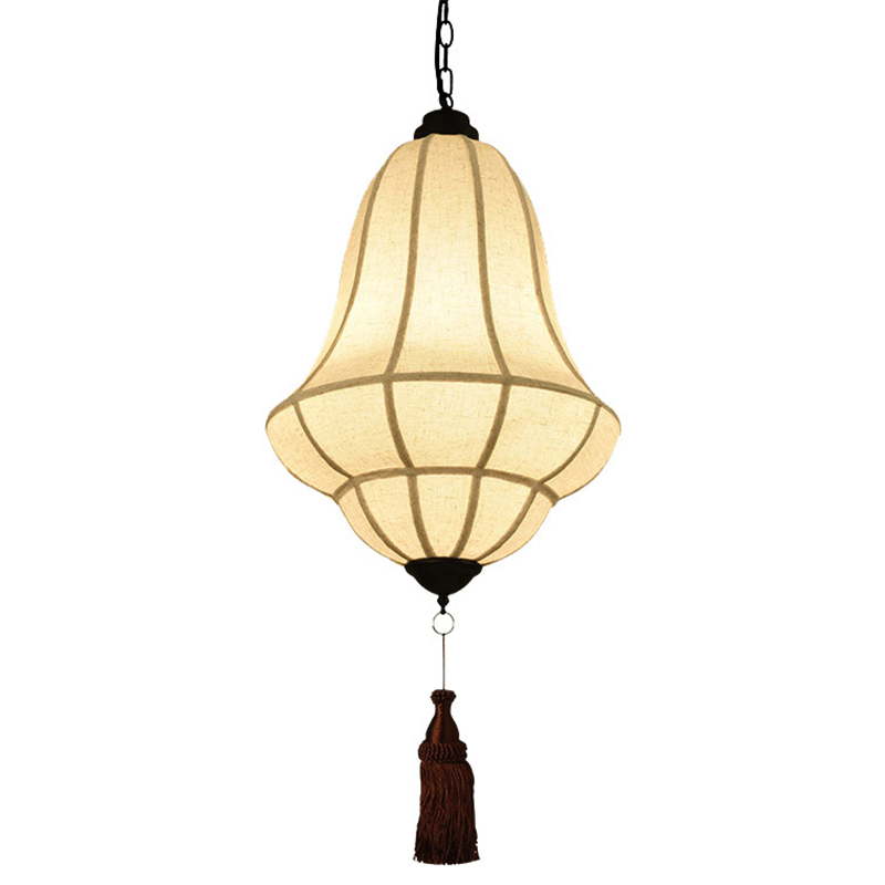 Подвесной светильник Bell Lantern Lighting Бежевый Подвесной светильник Bell Lantern Lighting Бежевый в Грозном | Loft Concept
