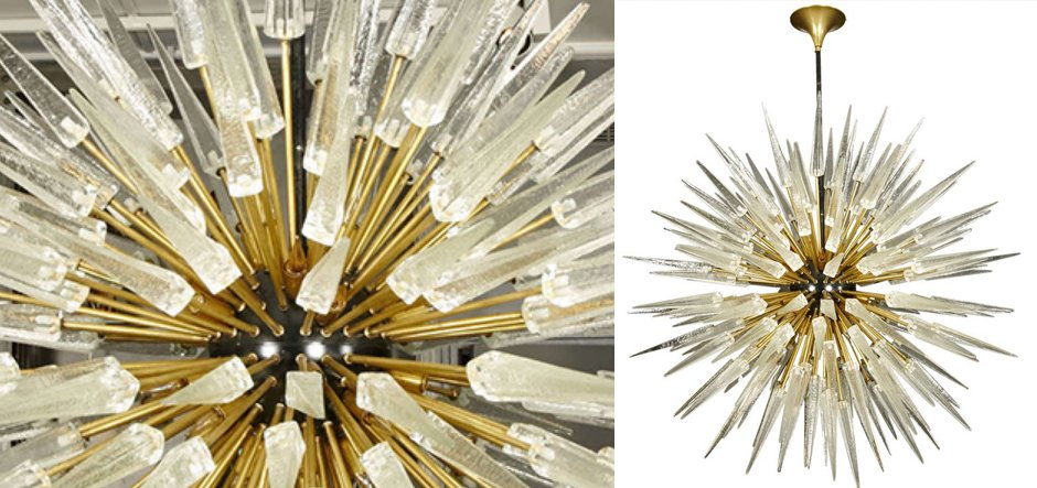 Murano Spike Sputnik Rock Chandelier Murano Spike Sputnik Rock Chandelier - Loft-Concept в Грозном