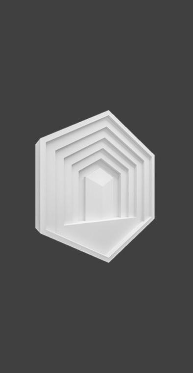 Гипсовая 3D Панель HEXAGON TEMPLE Гипсовая 3D Панель HEXAGON TEMPLE в Грозном