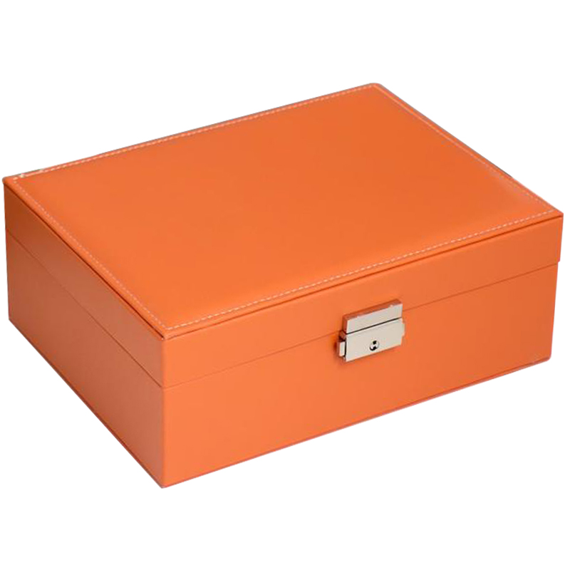 Шкатулка Auburn Jewerly Organizer Box orange Оранжевый Шкатулка Auburn Jewerly Organizer Box orange Оранжевый в Грозном | Loft Concept
