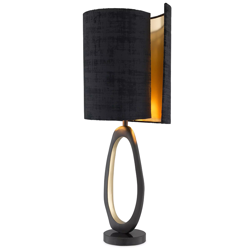 Настольная лампа Eichholtz Table Lamp Kilian Черный Латунь Настольная лампа Eichholtz Table Lamp Kilian Черный Латунь в Грозном | Loft Concept