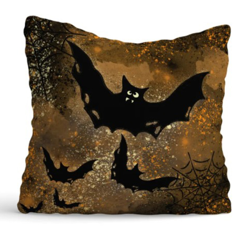 Подушка Halloween Bat Черный Серый Подушка Halloween Bat Черный Серый в Грозном | Loft Concept