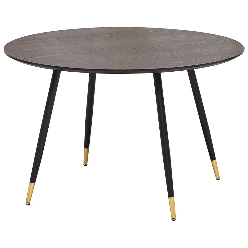 Круглый обеденный стол Mateo Round Dinner Table Коричневый Латунь Круглый обеденный стол Mateo Round Dinner Table Коричневый Латунь в Грозном | Loft Concept