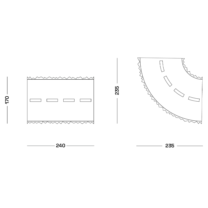 Дизайнерский ковер с изображением дороги Poltronova Autostrada Rug в Грозном