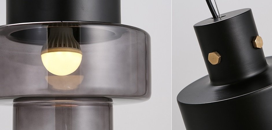Подвесной светильник Luna Glass Pendant Dark Подвесной светильник Luna Glass Pendant Dark - Loft-Concept в Грозном
