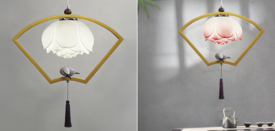 Подвесной светильник Bird with Tassel Fan Подвесной светильник Bird with Tassel Fan - Loft-Concept в Грозном