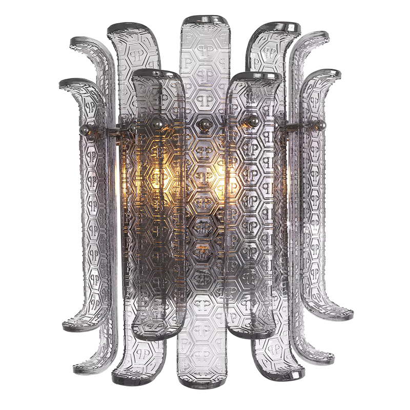 Бра Philipp Plein Wall Lamp Rodeo Drive Серый Бра Philipp Plein Wall Lamp Rodeo Drive Серый в Грозном | Loft Concept