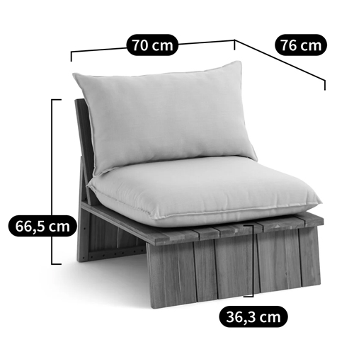 Уличное кресло из массива акации Trivett Wooden Chair Уличное кресло из массива акации Trivett Wooden Chair в Грозном
