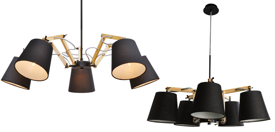 Люстра Woodland Pendant 5 Black Люстра Woodland Pendant 5 Black - Loft-Concept в Грозном