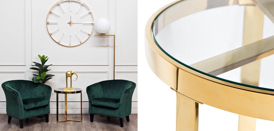 Приставной стол Neoclassic Tee Gold Приставной стол Neoclassic Tee Gold - Loft-Concept в Грозном