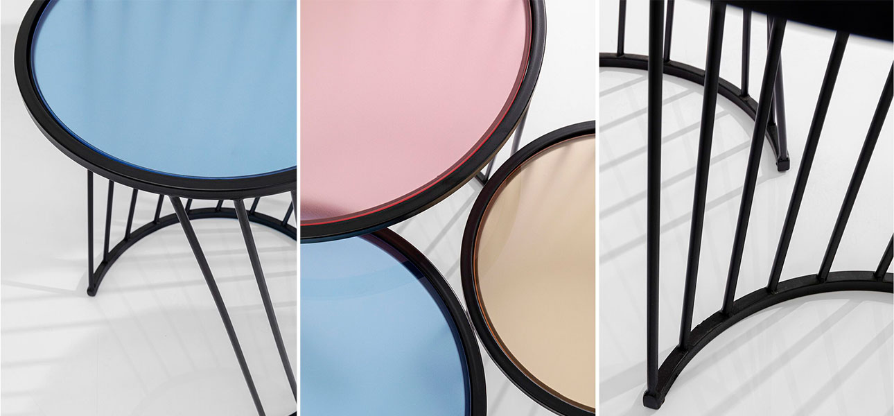 Приставной столик тройной Edinburgh  - фото №1