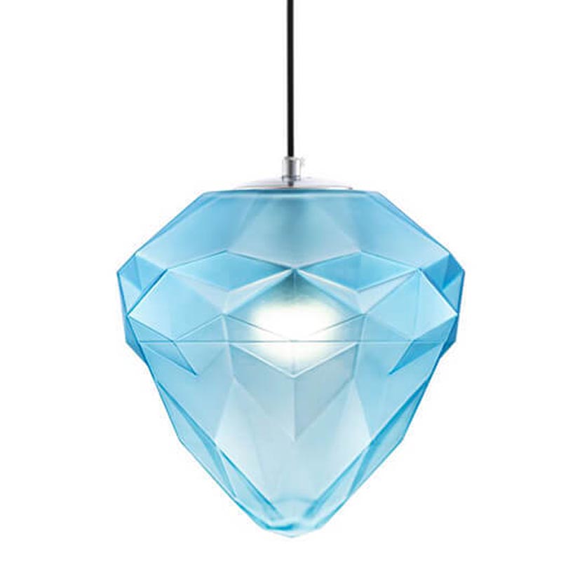 Подвесной светильник Jewel Athena blue 25 Голубой Хром Подвесной светильник Jewel Athena blue 25 Голубой Хром в Грозном | Loft Concept