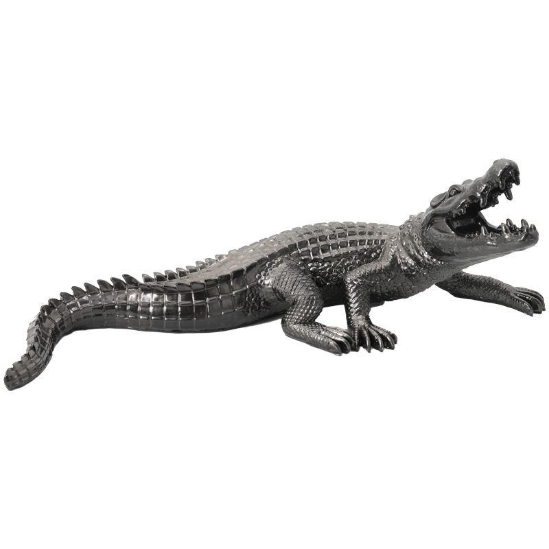 Статуэтка Crocodile Gray Серый (Gray) Статуэтка Crocodile Gray Серый (Gray) в Грозном | Loft Concept