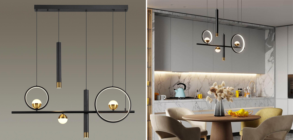 Люстра Scales Черная Люстра Scales Черная - Loft-Concept в Грозном