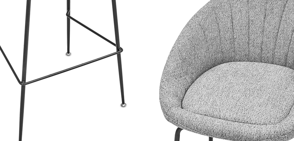 Барный стул Alberto Bar Stool Gray Барный стул Alberto Bar Stool Gray - Loft-Concept в Грозном
