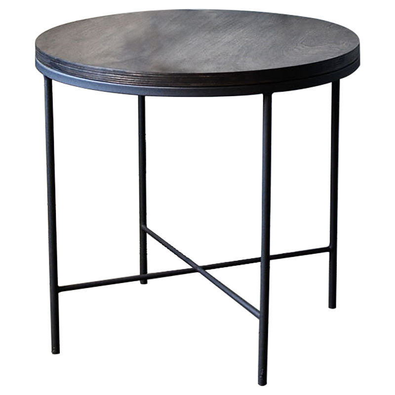 Кофейный стол Nava Industrial Metal Rust Coffee Table Коричневый Черный Кофейный стол Nava Industrial Metal Rust Coffee Table Коричневый Черный в Грозном | Loft Concept