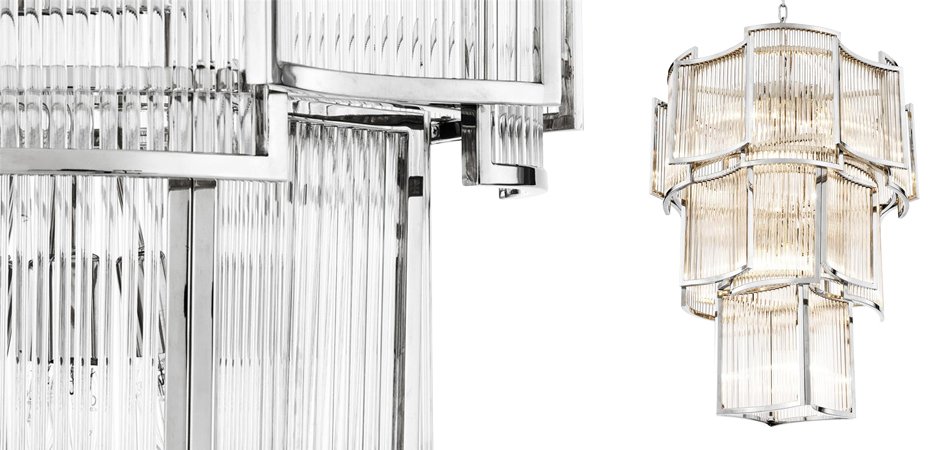 Люстра Chandelier Jet Set Nickel Люстра Chandelier Jet Set Nickel - Loft-Concept в Грозном