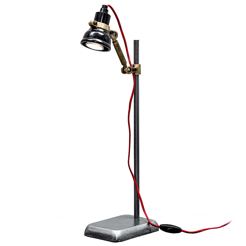 Настольная лампа Celsi Loft Table lamp Серый Латунь Настольная лампа Celsi Loft Table lamp Серый Латунь в Грозном | Loft Concept