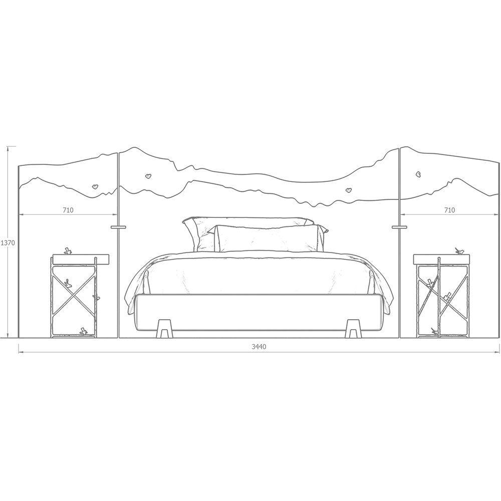 Кровать Okinawa в Грозном