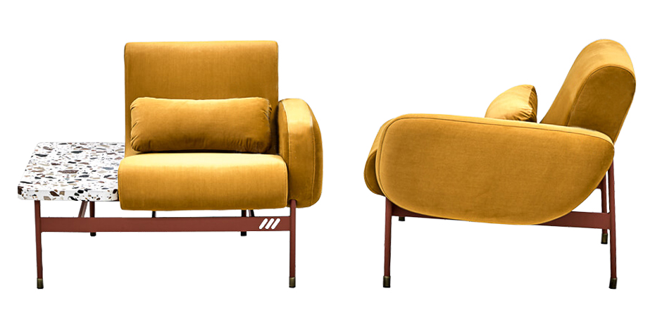 Кресло Mustard and Terrazzo Chair Кресло Mustard and Terrazzo Chair - Loft-Concept в Грозном