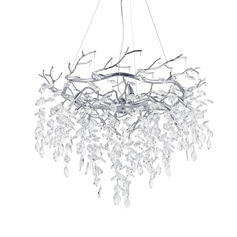 Люстра Декоративная Jacaranda Silver Серебряный Люстра Декоративная Jacaranda Silver Серебряный в Грозном | Loft Concept