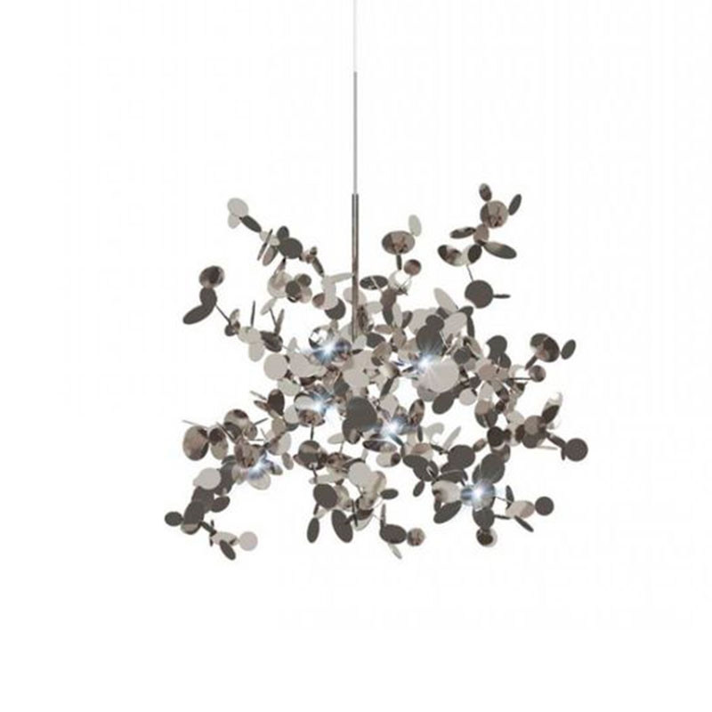 Люстра Terzani Argent Suspension Silver Pendant lamp диаметр 40 Серебряный Люстра Terzani Argent Suspension Silver Pendant lamp диаметр 40 Серебряный в Грозном | Loft Concept