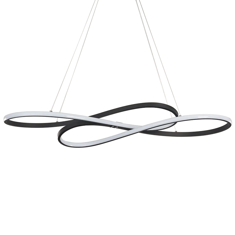 Светодиодная люстра в виде спирали Spiral Lighting Black Черный Светодиодная люстра в виде спирали Spiral Lighting Black Черный в Грозном | Loft Concept