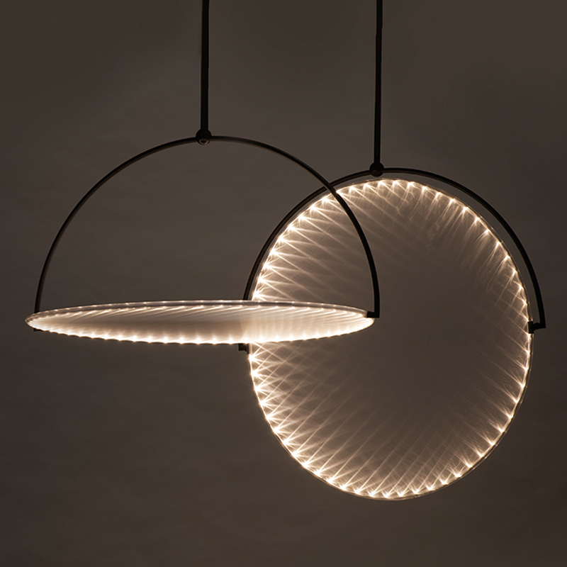 Подвесной светильник Kepler Suspension Lamp Черный Прозрачный Подвесной светильник Kepler Suspension Lamp Черный Прозрачный в Грозном | Loft Concept
