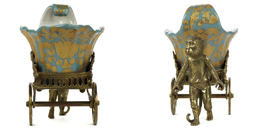Чаша Monkey and Pale Blue Cart Чаша Monkey and Pale Blue Cart - Loft-Concept в Грозном