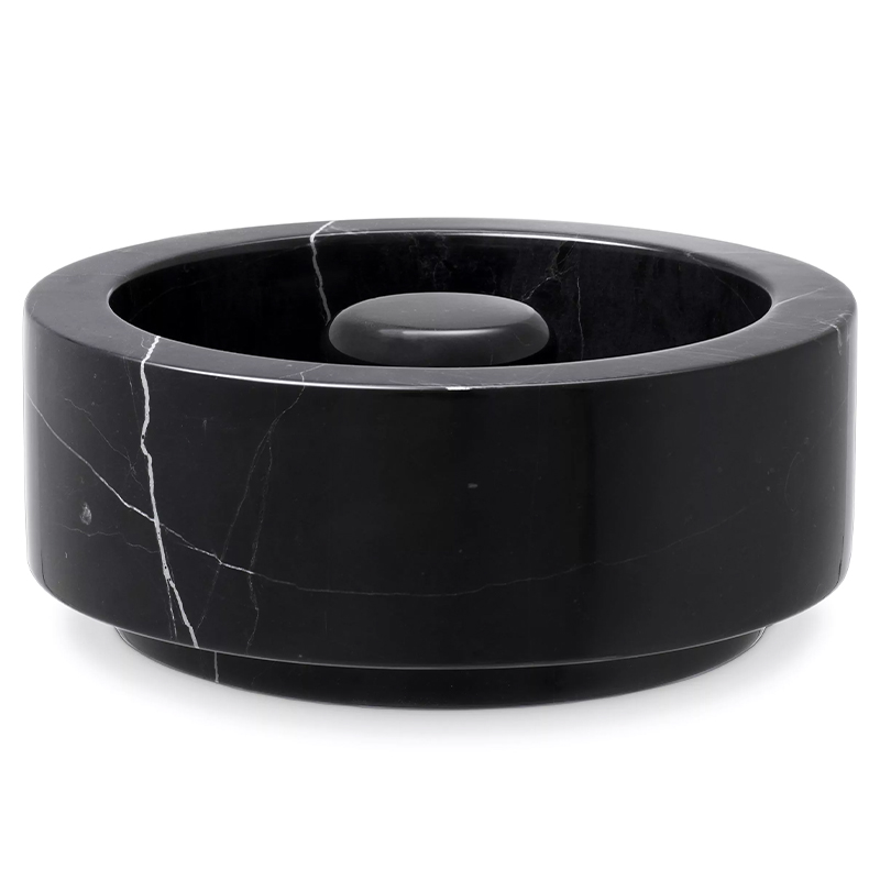 Пепельница Eichholtz Ashtray Poulsen Black Черный Мрамор Nero Пепельница Eichholtz Ashtray Poulsen Black Черный Мрамор Nero в Грозном | Loft Concept