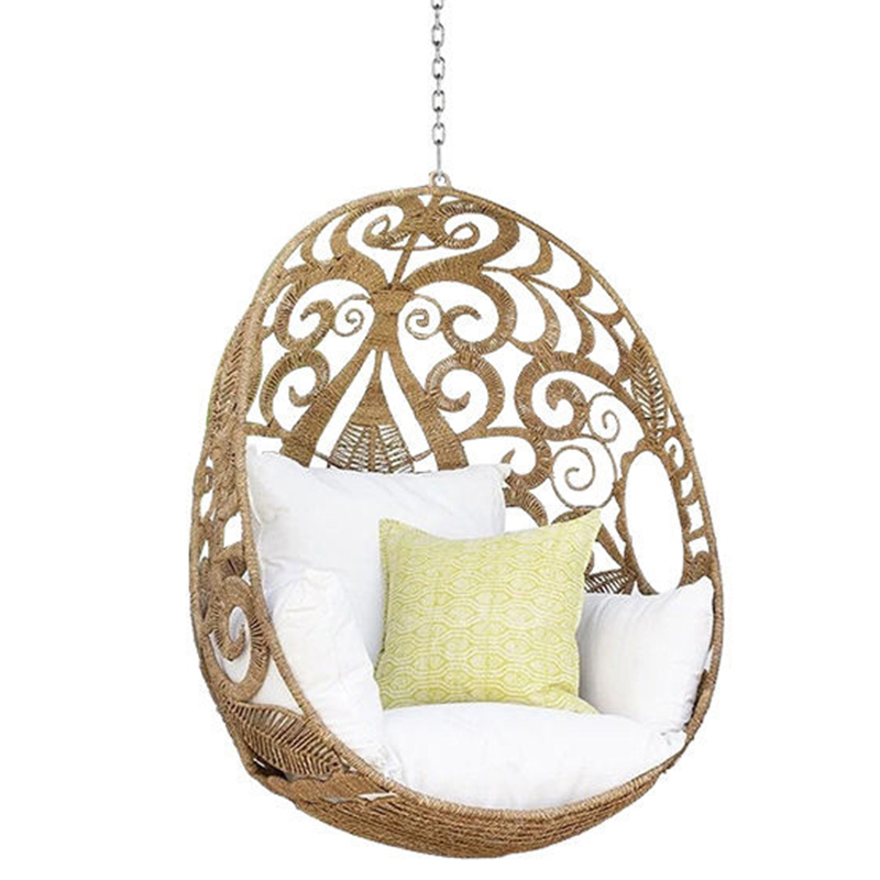 Подвесное плетеное кресло Azure Hanging Chair Бежевый Древесина Подвесное плетеное кресло Azure Hanging Chair Бежевый Древесина в Грозном | Loft Concept