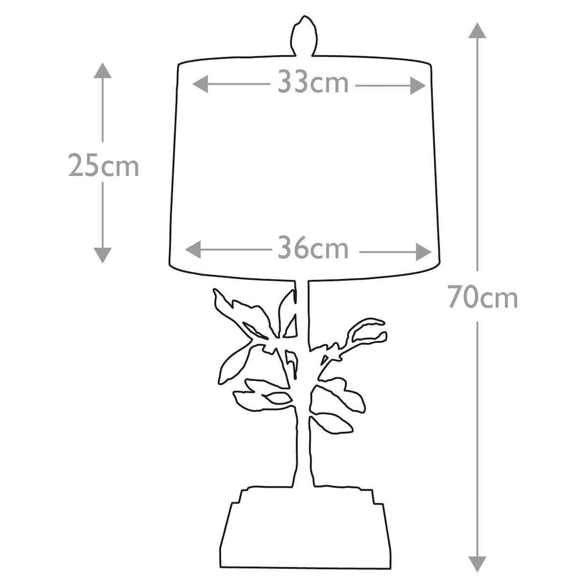 Настольная лампа с кремовым льняным цилиндрическим абажуром и ножкой в форме золотистой ветки Gilded Nola в Грозном