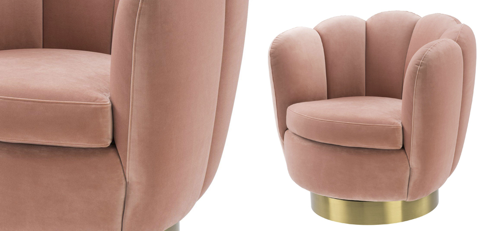 Кресло Eichholtz Swivel Chair Mirage nude Кресло Eichholtz Swivel Chair Mirage nude - Loft-Concept в Грозном