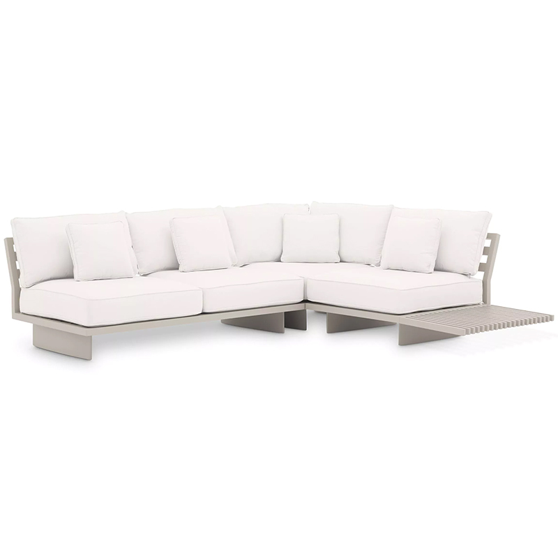 Модульный диван Eichholtz Sofa Royal Palm Белый Бежевый Белый Бежевый Модульный диван Eichholtz Sofa Royal Palm Белый Бежевый Белый Бежевый в Грозном | Loft Concept