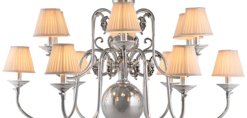 Люстра Eichholtz Chandelier La Chapelle Silver - Loft-Concept в Грозном