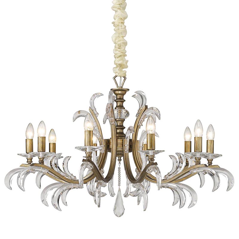 Люстра Blenden Chandelier 100 Серебряный Люстра Blenden Chandelier 100 Серебряный в Грозном | Loft Concept