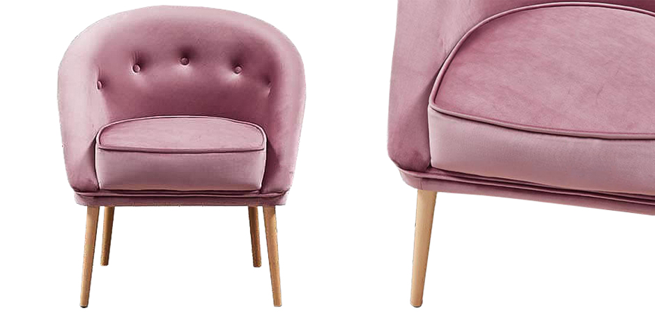 Кресло Gwyn Chair pink Кресло Gwyn Chair pink - Loft-Concept в Грозном