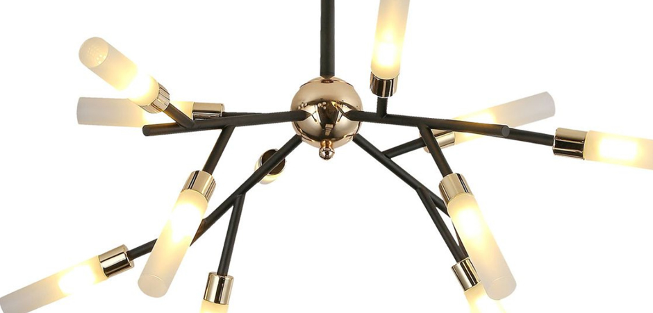 Люстра White Tube Valley Arredoluce Chandelier 12 Люстра White Tube Valley Arredoluce Chandelier 12 - Loft-Concept в Грозном