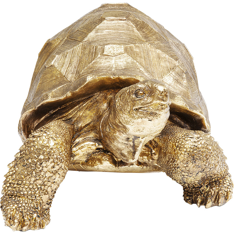 Статуэтка Golden Land Turtle Золотой Статуэтка Golden Land Turtle Золотой в Грозном | Loft Concept