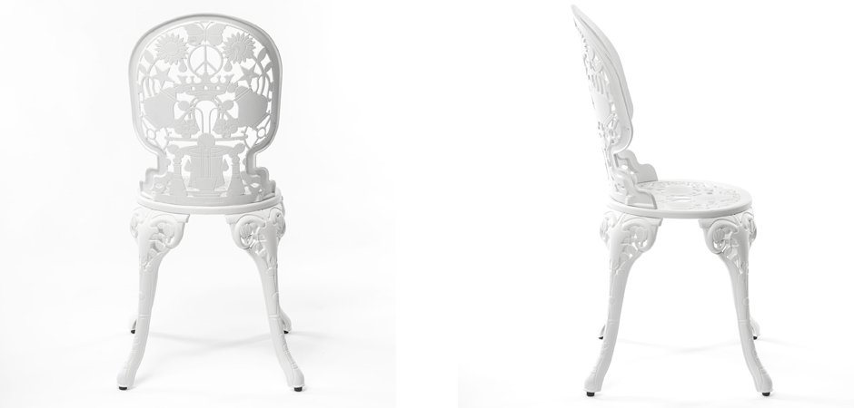 Стул Seletti Industry Collection ALUMINIUM CHAIR – WHITE - фото №2