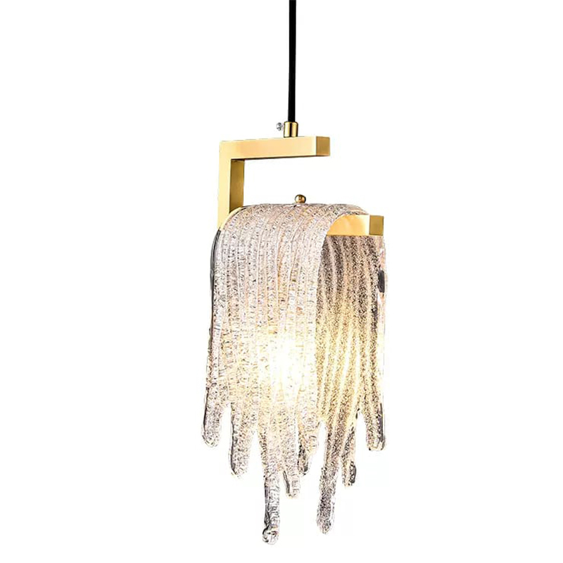 Подвесной светильник Fused Glass Hanging lamp Золотой Подвесной светильник Fused Glass Hanging lamp Золотой в Грозном | Loft Concept