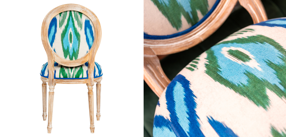 Мягкий стул с узором Ikat Pattern Мягкий стул с узором Ikat Pattern - Loft-Concept в Грозном