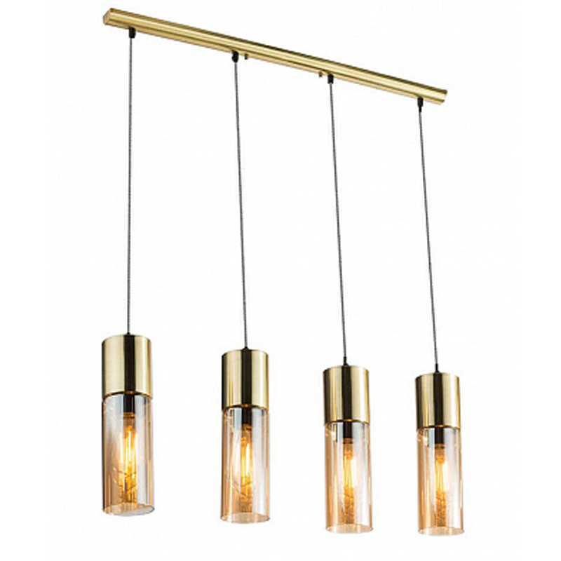 Люстра Cylinder Plafond gold 4 Золотой Янтарный Люстра Cylinder Plafond gold 4 Золотой Янтарный в Грозном | Loft Concept