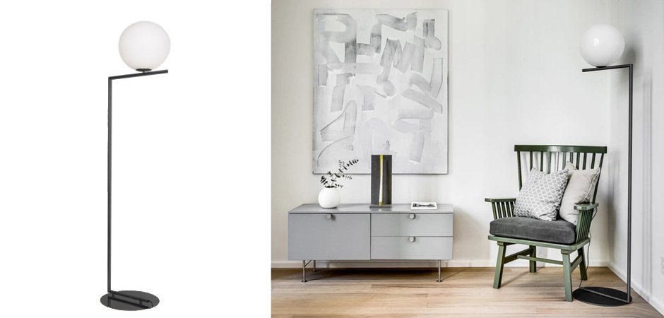 Торшер Flos IC Lights F Black Торшер Flos IC Lights F Black - Loft-Concept в Грозном