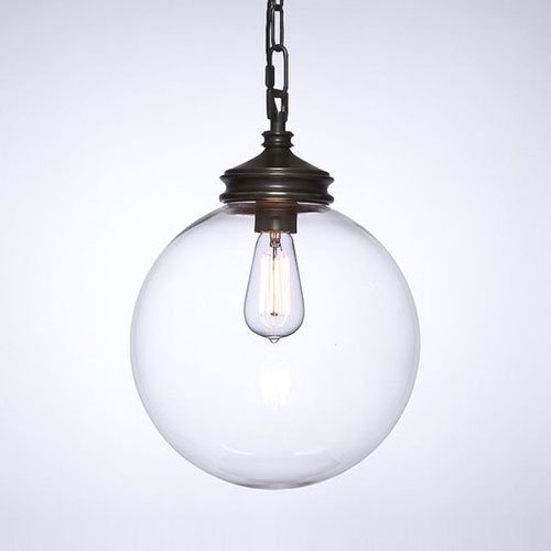 Подвесной светильник Loft Glass Sphere Искусственная бурая ржавчина Черный Подвесной светильник Loft Glass Sphere Искусственная бурая ржавчина Черный в Грозном | Loft Concept