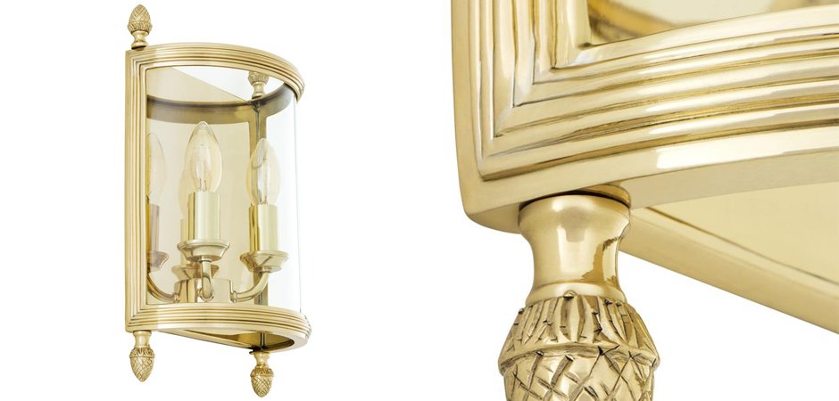 Бра Wall Lamp Lennon S Brass - Loft-Concept в Грозном
