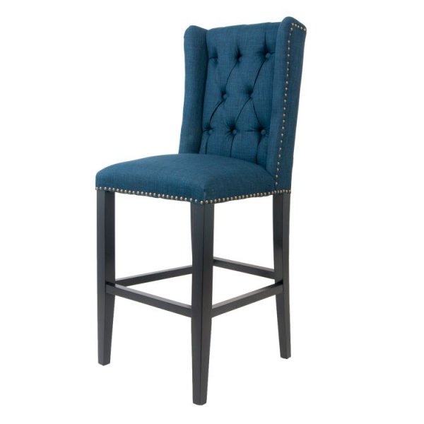 Стул French chairs Provence Barton Blue Chair Черный Синий Стул French chairs Provence Barton Blue Chair Черный Синий в Грозном | Loft Concept
