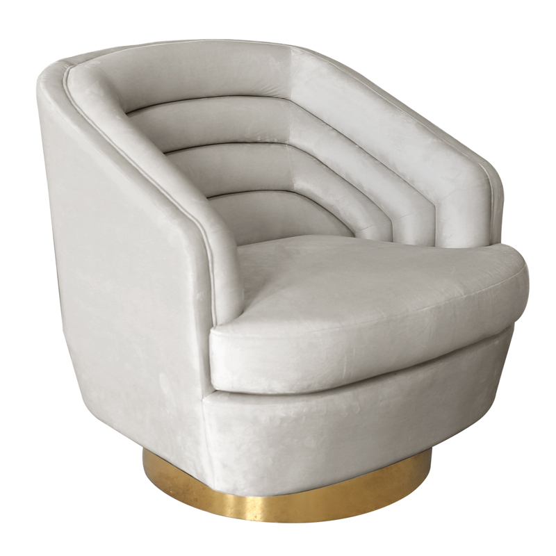 Кресло Henrietta Armchair кремовый велюр Кремовый Золотой Кресло Henrietta Armchair кремовый велюр Кремовый Золотой в Грозном | Loft Concept