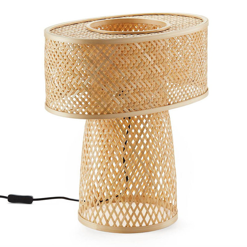 Настольная лампа Maren Wicker Table lamp Бежевый Настольная лампа Maren Wicker Table lamp Бежевый в Грозном | Loft Concept